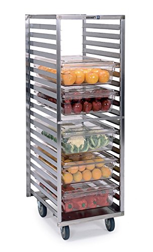 Lakeside Manufacturing 166 Lexan Box Rack, Stainless Steel, 20 Boxes (Fully Assembled)