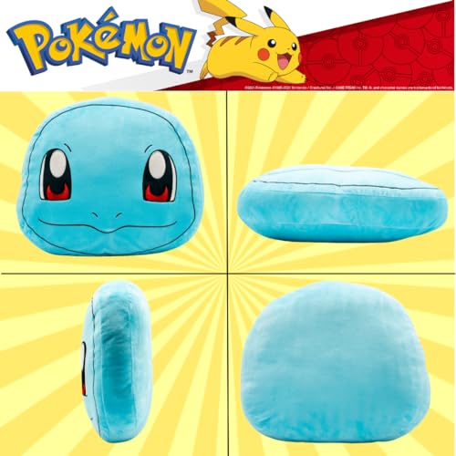 Image of Pokemon Squirtle Decorative Plush Pillow - Anime Bedding Accent for Kids - Super Soft, One Size - (Officially Licensed Product) by Franco