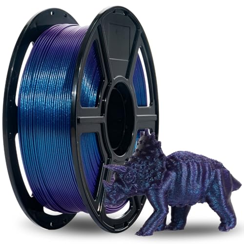 Image of FLASHFORGE Chameleon Rapid PLA Filament 1.75mm Nebula Purple, PLA Color Shift High Speed 3D Printer Filament, Max 500mm /s Fast Printing, Display Shimmering Effects from Various Angles and Light