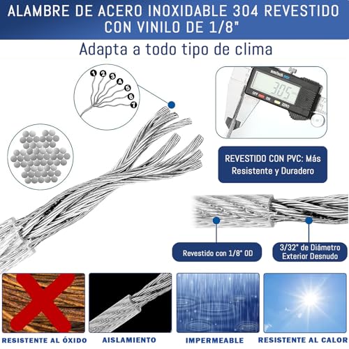 Cable de acero 1 16 15 Imagen adicional