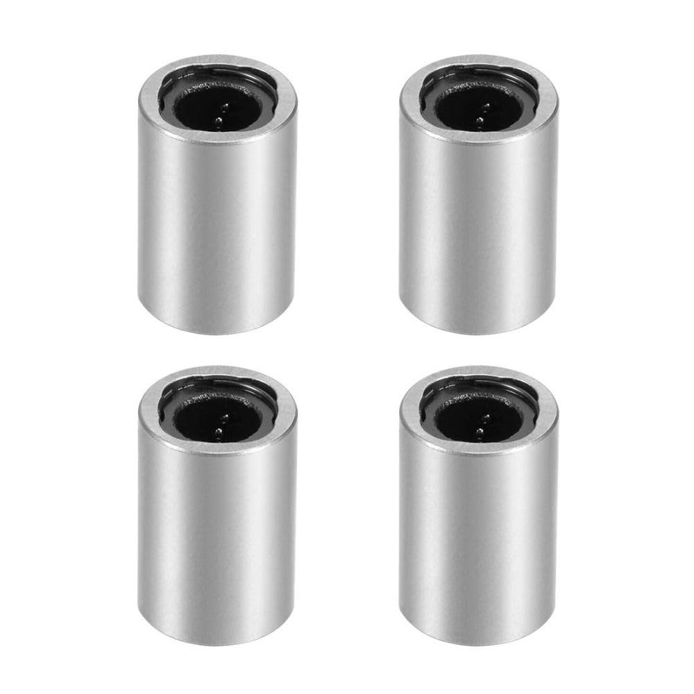 iuniq LM Series Bearing 4pcs LM4UU High Load Bearing Steel Ball Bearing 4mm(0.16in)*8mm(0.31in)*12mm(0.47in) Linear Bearing 3D Printers