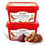 Pasta de chile Gochujang, Salsa Coreana de Guindilla y Arroz, Esencial para la cocina coreana, Ideal para preparar bibimbap, tteokbokki, marinadas para carnes o tofu, Contiene 2 botes de 1000 gr