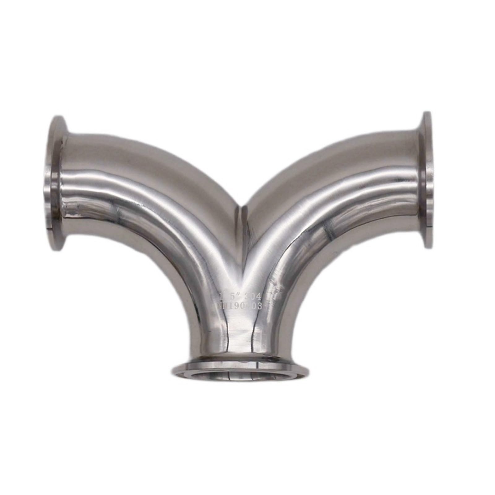 1.5" TC Tri Clamp Tee-Wye Sanitary 304 Stainless Steel Homebrew Beer Craft Parts