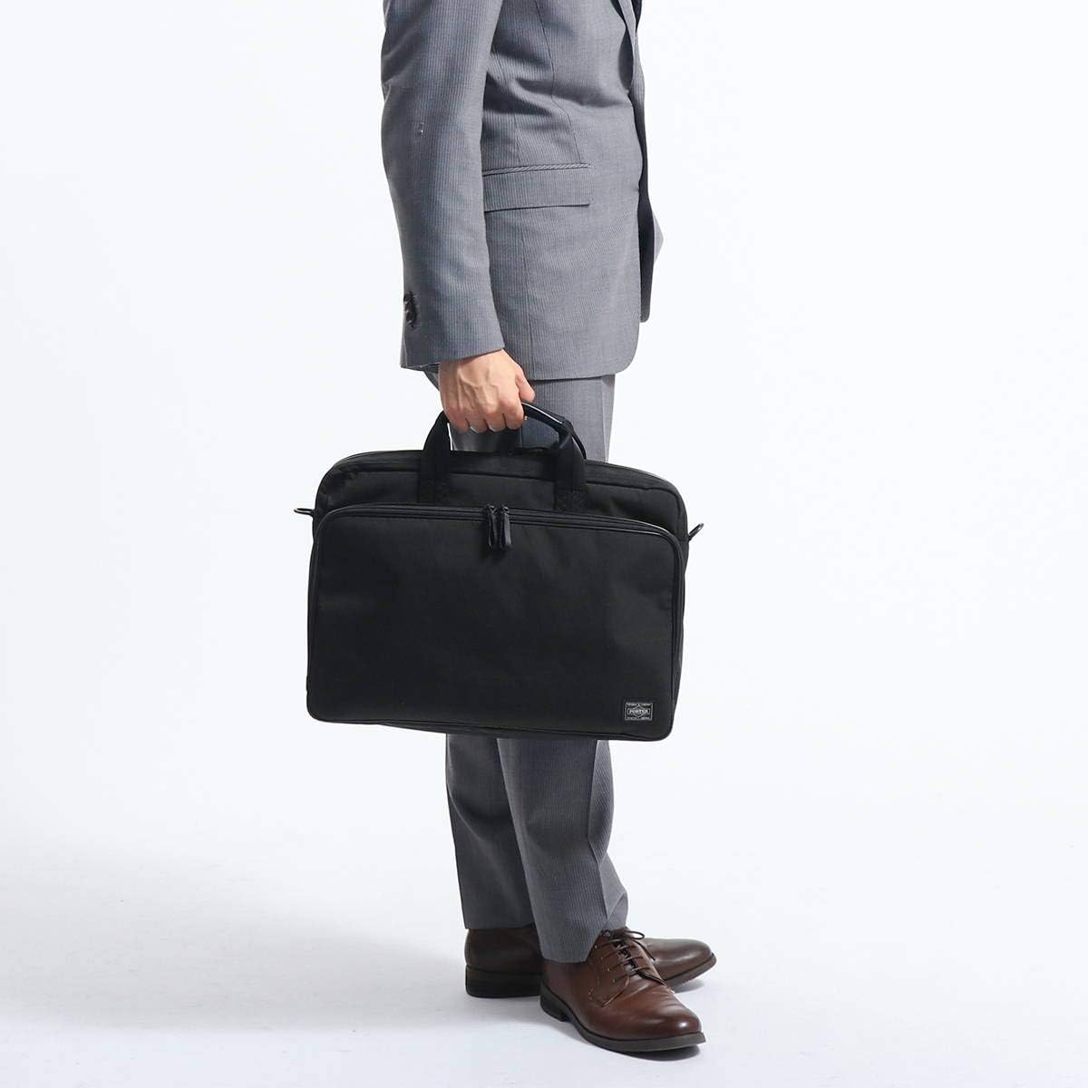 Amazon.co.jp: ポーター ハイブリッド 2WAYブリーフケース（2層）737