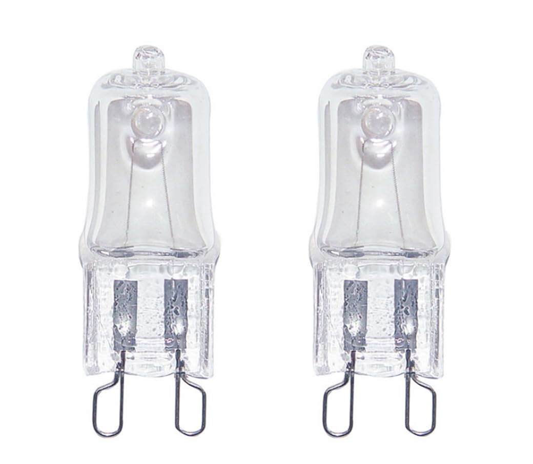 ShuoHui 2-Pack G9 Halogen Oven Bulb 20W/25W/28W/40W 230V 300℃ Heat Tolerant for Neff/AEG/Zanussi/Bosch/Oven (40 Watts)