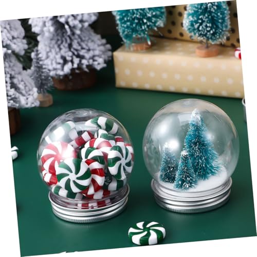 Globe de transparente RORPOIR de 16 piezas, botellas rellenables para Navidad 6