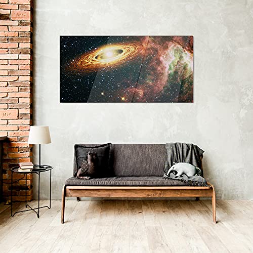 Impression sur verre acrylique Cosmos 100x50cm et tableau de décoration murale