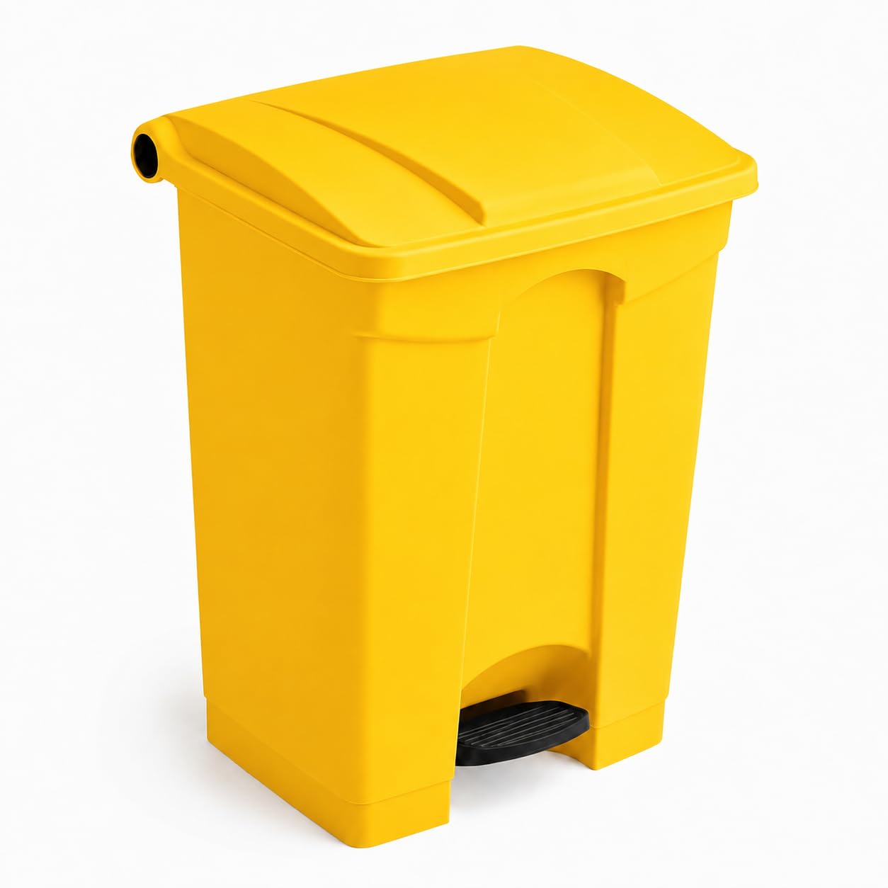 Medical Step-On Trash Can by Glownary – 18 Gallon, 18.0 gallons, Resin, Yellow, Model 475stpkt18yl