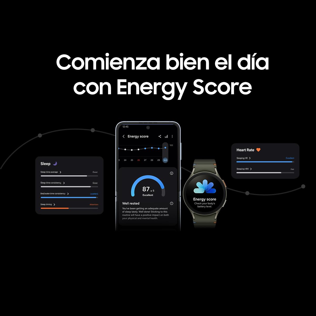 SAMSUNG Galaxy Watch 7 | 44mm | AI Smartwatch w/ 1.5" AMOLED, Wear OS 5, Wi-Fi, Bluetooth, Heart Rate, Sleep Apnea & GPS Fitness Tracker | International Model L310 | w/Fast Charger, Green