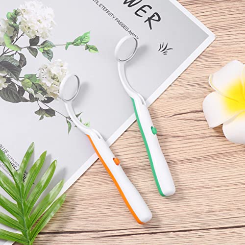 GLEAVI 2Pcs Specchio Dentale Orale Specchio per