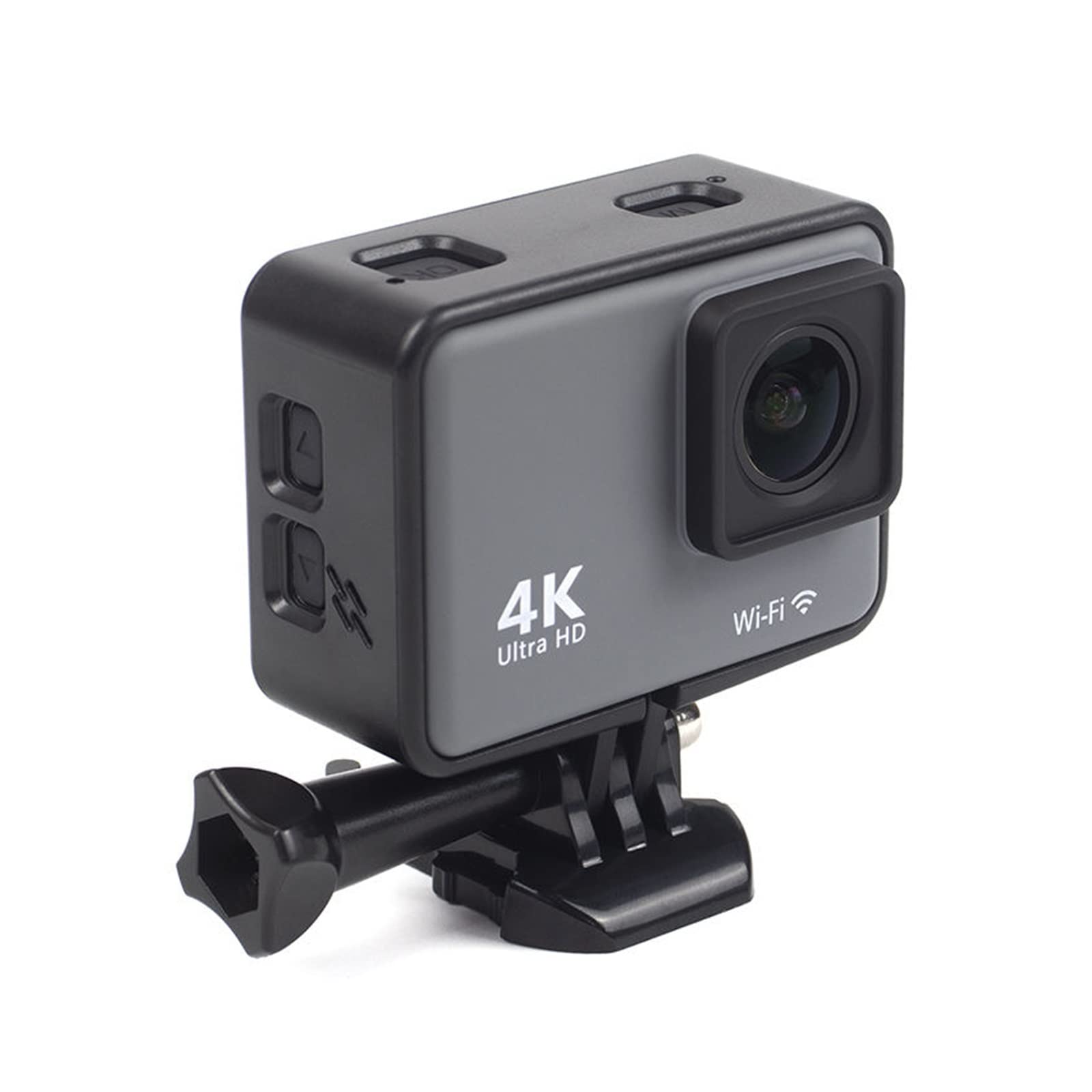 Action Cam, 4K / 60FPS Action Camera impermeabile Anti-shake Action Camera con schermo di controllo remoto Videocamera subacquea sportiva Registratore di unità ,All'aperto, Sport, Video(With 64G Card,