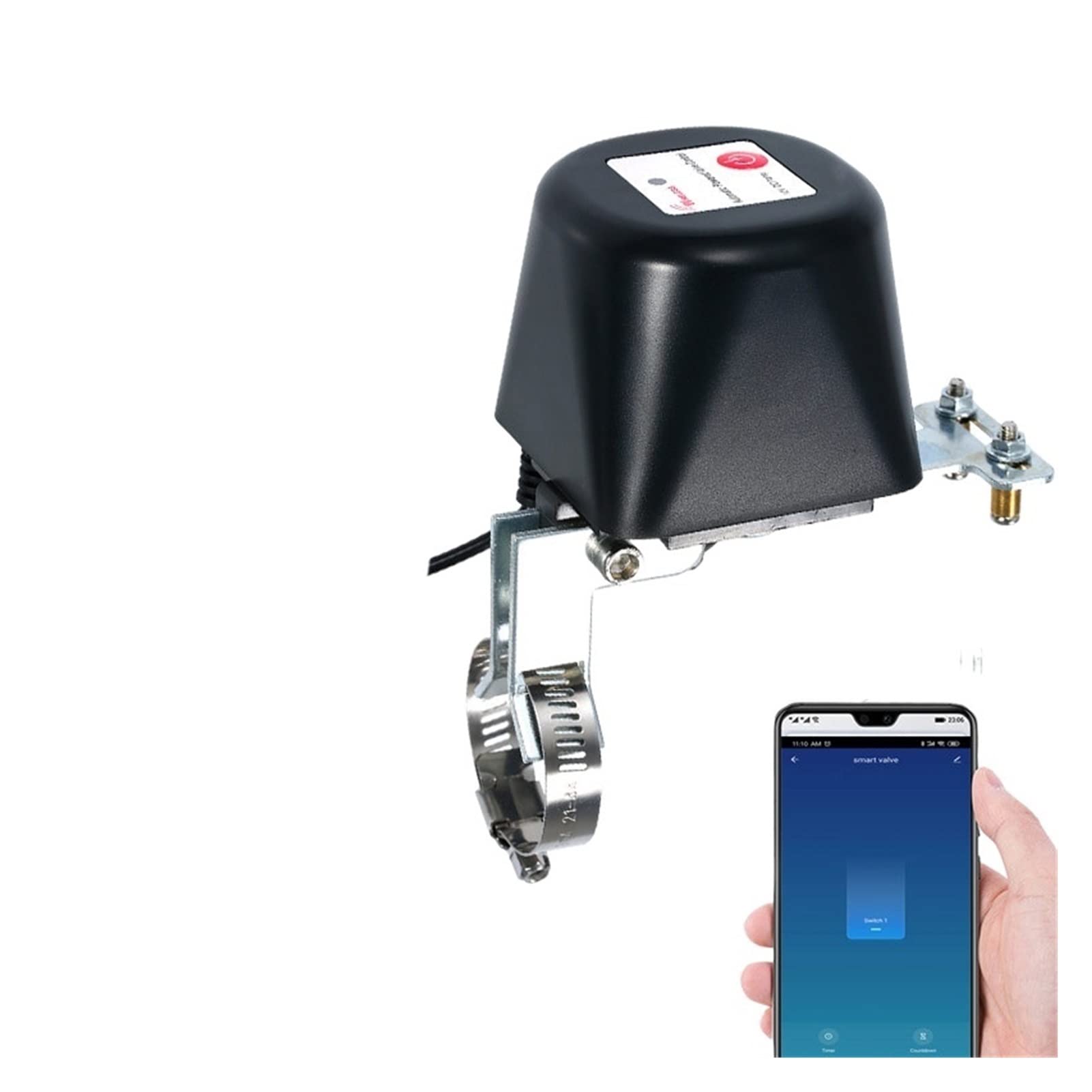 Smart Sprinkler Timer di irrigazione WiFi Regolatore della valvola dell'acqua Controllo automatico Smartlife Valvola del gas intelligente Telecomando Controllo vocale Traccia il traffico e risparmia