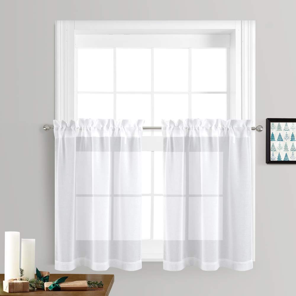 Kitchen Window Sheer Curtains Curtains & Drapes