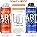 Upstart Epoxy Art Resin 32 Ounces with Ultra Crystal Clear DIY Craft Kit for Making Jewelry, Mold Casting, Preserving Canvas Wood Art, Odorless, Easy 1:1 Ratio, Food Safe