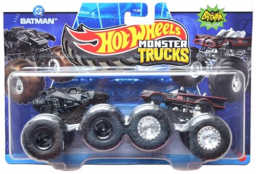 Hot Wheels Monster Trucks Dark Knight Vs Classic TV Series 1:64 miniatura 1