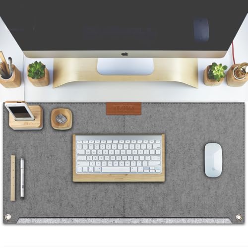 Tizum Extended Mouse Pad/Desk Mat with Non-Slip Rubber Base for O...