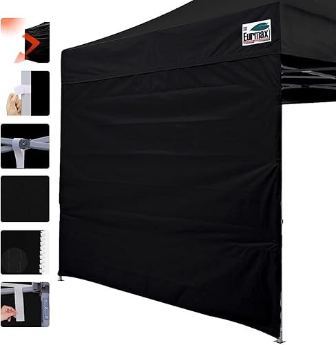 Miniatura 2 de Eurmax USA - Instant SunWall, toldos desplegables para tienda de campaña, lona para campamento, pared lateral de 5 x 5pies, 1paquete solo para pared