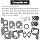 ZAMDOE 495606 494624 Vergaserüberholung Reparatursatz für Briggs & Stratton 80200 81200 82200 135292 135232 135212 3 bis 5 PS Horizontalmotoren, Dichtungen Membran