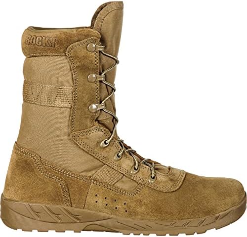 ROCKY Men's Rkc065 Military and Tactical Boot, Coyote Brown, 4