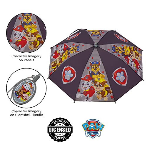 Nickelodeon Boys Nickelodeon Kids Umbrella, Paw Patrol Toddler And Little Boy Rain Wear For Ages 3-6 Umbrella, Grey, Age 3-7 Us #TOP2