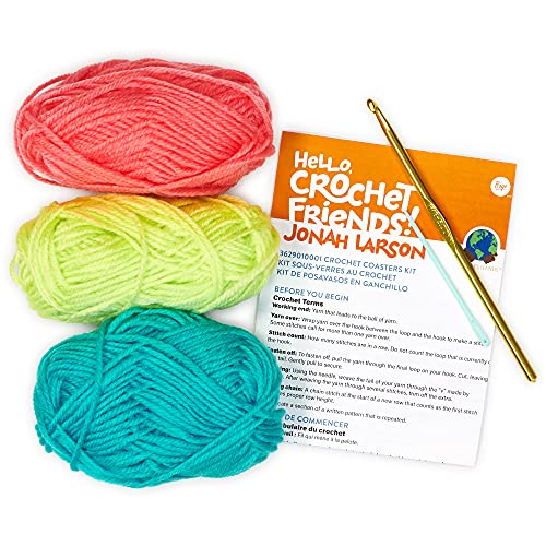 Boye Jonah Larson Crochet Friends - Coasters KIT, Multicoloured, 5PCS - Image 4