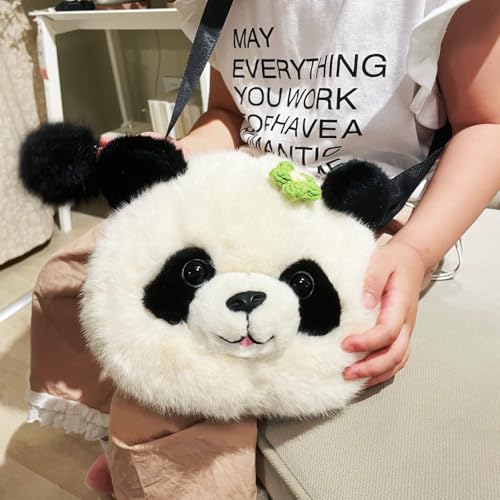 Image of Ryttir Cute Red Panda Crossbody Bag-Adorable Animal Shaped Purse with Big Eyes,Kawaii Anime Lovers Gift for Women Girls