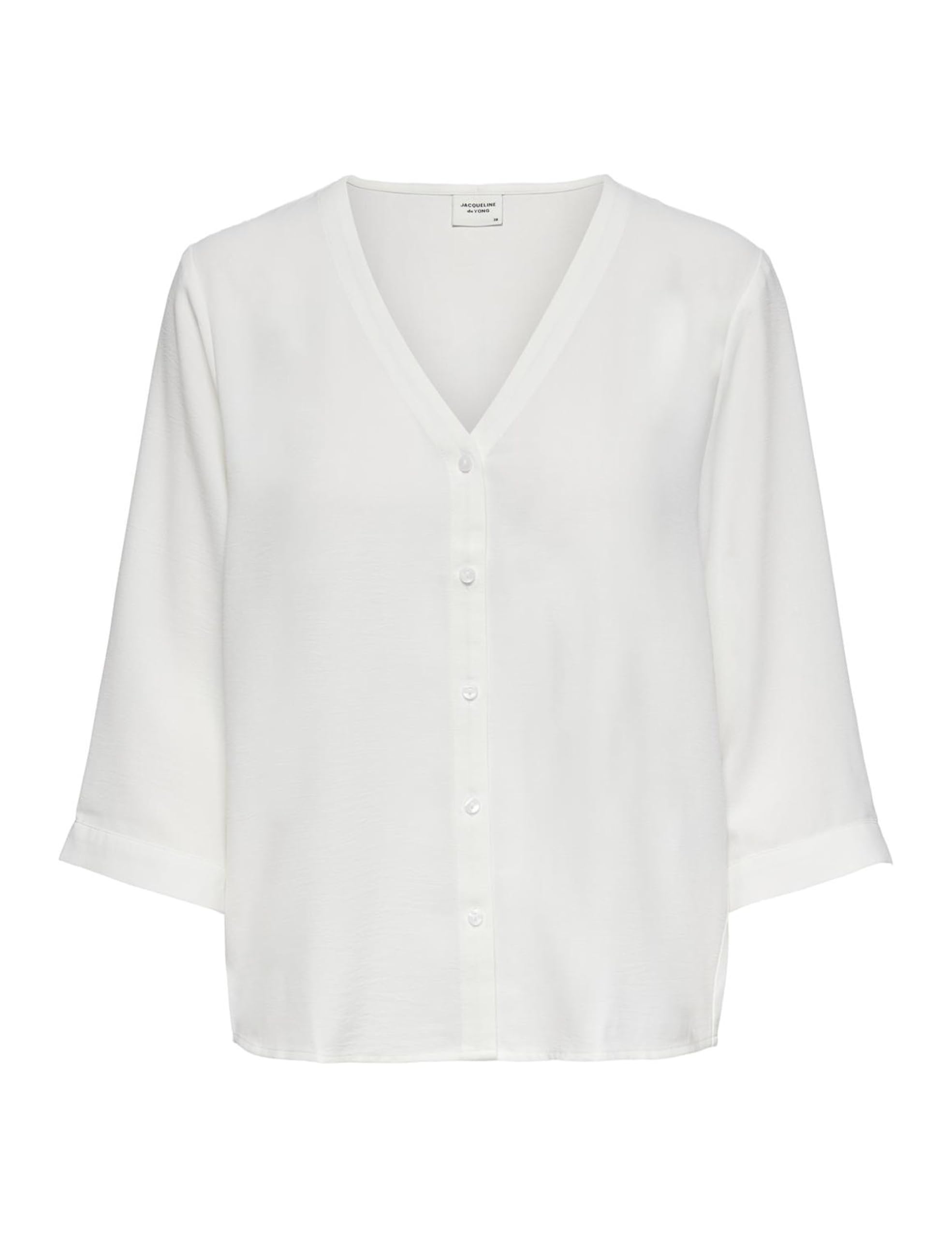 JdY Womens Capote 3/4 Shirt WVN Noos Blouse, Cloud Dancer, 12 UK
