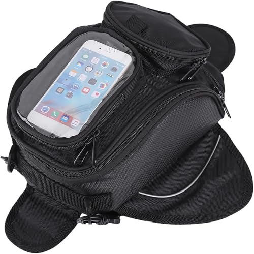Sacoche de Réservoir de Moto Universelle, Sac Etanche Moto Sacoche de Réservoir de Carburant Magnétique étanche et Solide pour la Pratique de la Moto sur...
