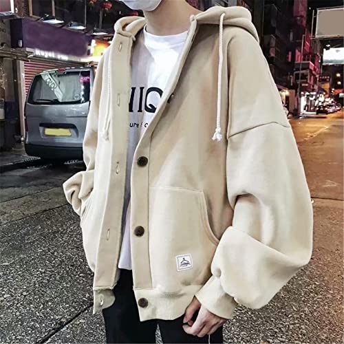 Pull à capuche homme manches longues sweat hiver chaud confortable