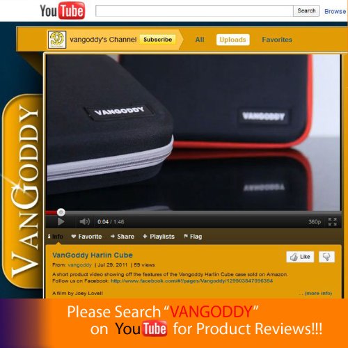 Vangoddy Black With Red Hard Case Suitable For Western Digital External Hard Drive Wd Elements 2 Tb Model Wdbaau0020Hbk-Nesn #TOP7