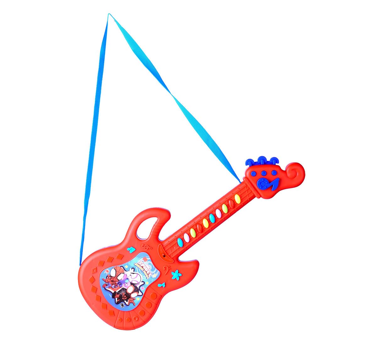 Spiderman Musical Guitar - Toddler Friendly, Mouse Sing-Along Karaoke, Junior Music Toy, Best Gift | Fun & Educational Toy for Kids | Safe, Engaging & Interactive Play-image-15