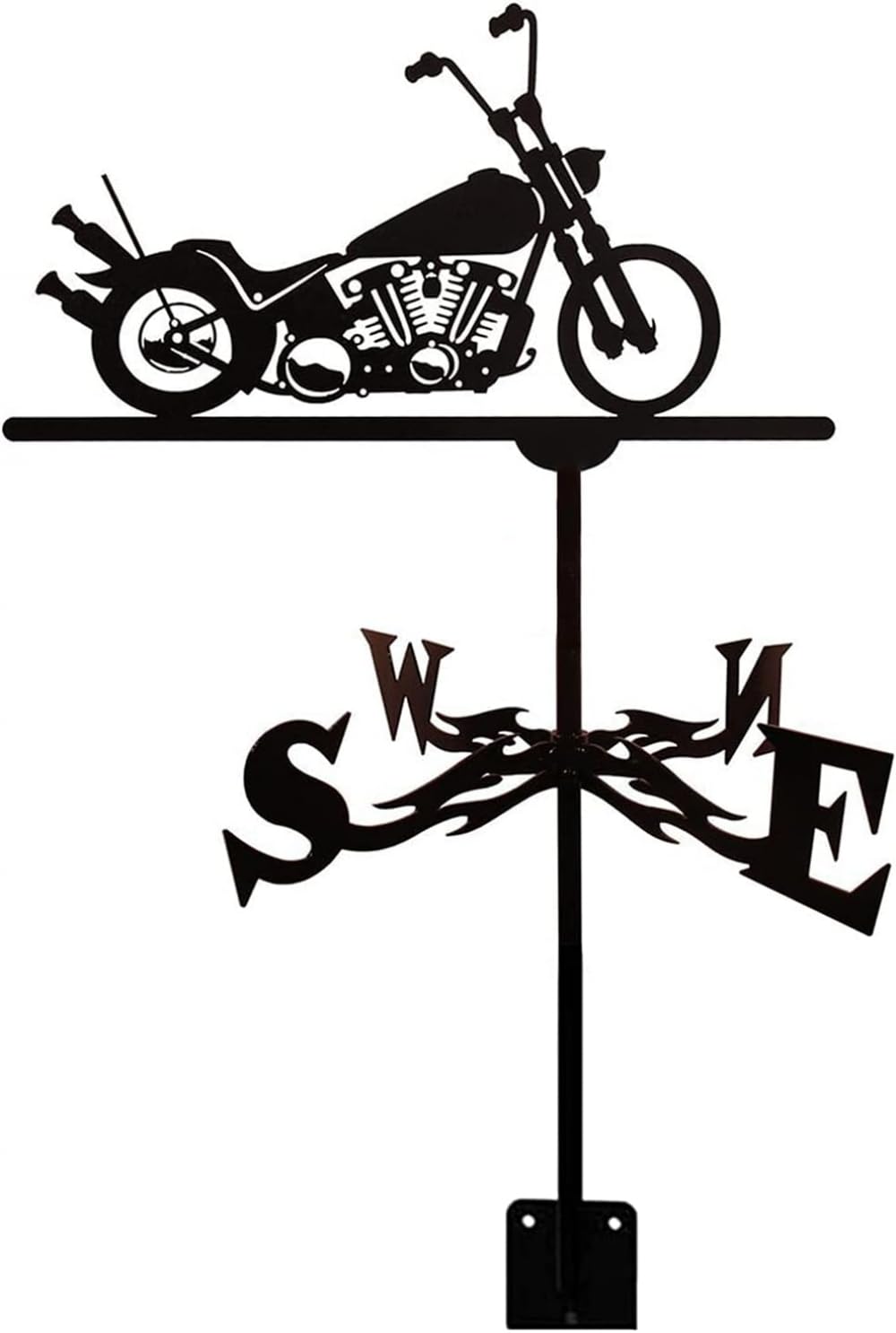 CZYLJLK Weathervane Metal Motorcycle Weather Garden Stake Weathercock Direction Indicator for Patio Yard Decoion