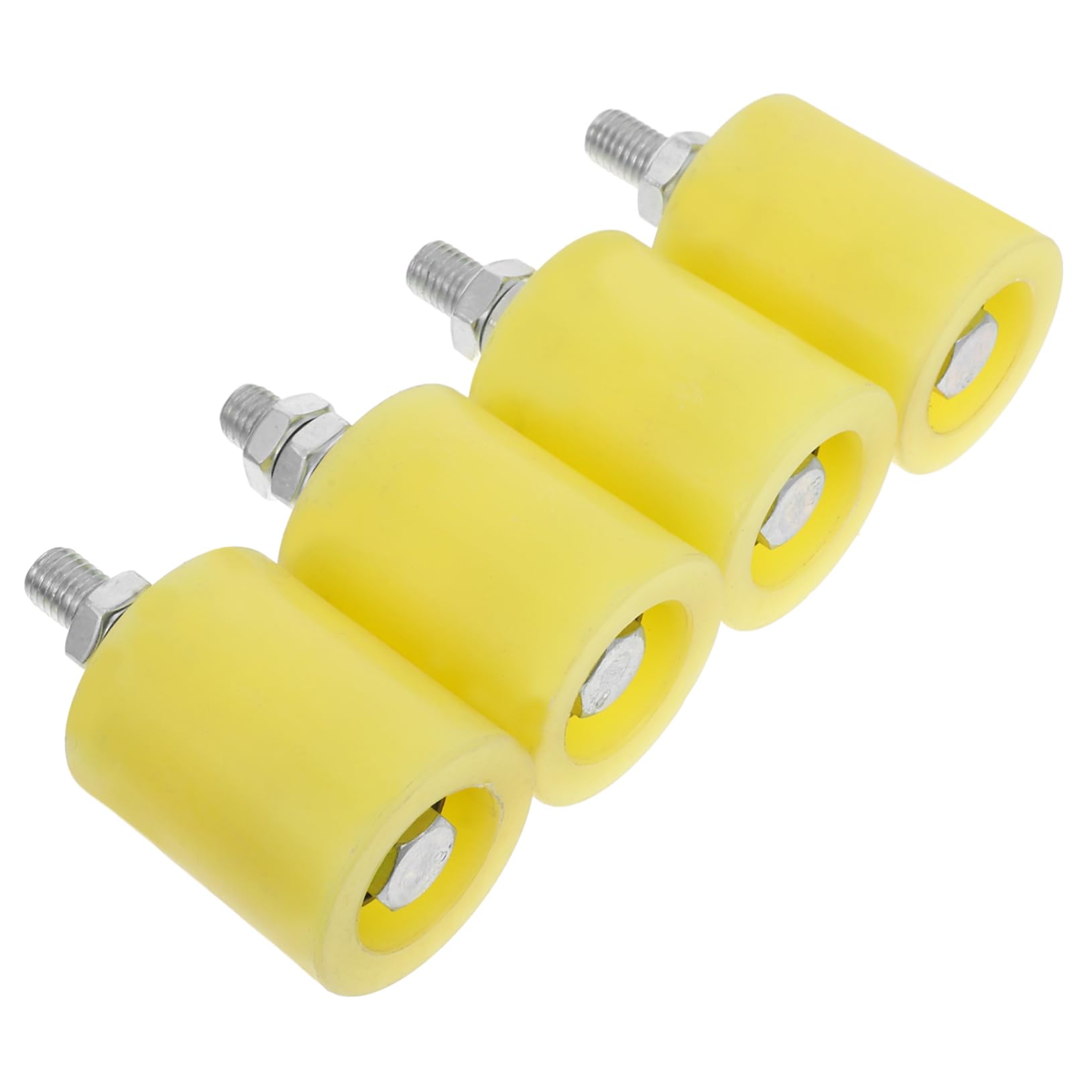 4pezzi Ruote Scorrevoli Nylon Per Cancelli Elettrici Cuscinetti Per Scorrevoli Accessori Per Cancelli Per Ruote Silenziose e Resistenti