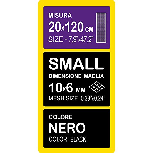 1108388 Griglia Alluminio, Nero, 120 x 20 cm