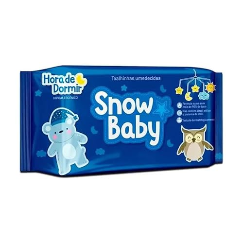 Kit Lenço Umedecido Snow Baby Hora De Dormir 140 Unidades - 10 Unidades