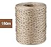 Produktbild Sweelov 150M Papierkordel Papierdraht Natur Dekodraht zum Basteln Floristik Ø 2mm
