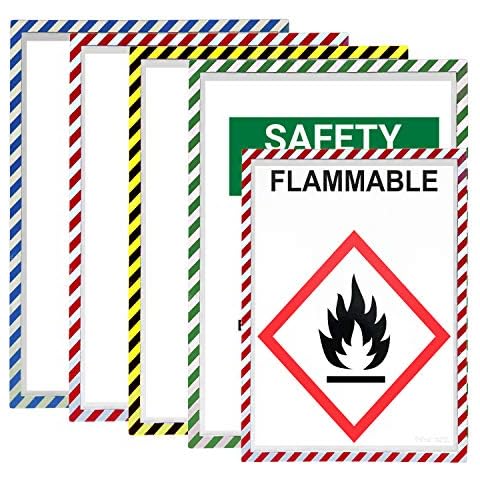 C-Line Magnetic Safety Document Frame 6"x9" Cover