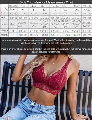 Image of Avidlove Lace Bralettes Womens Triangle Plunge Wireless Bras Camisole Tops Cami Strappy Sexy Soft