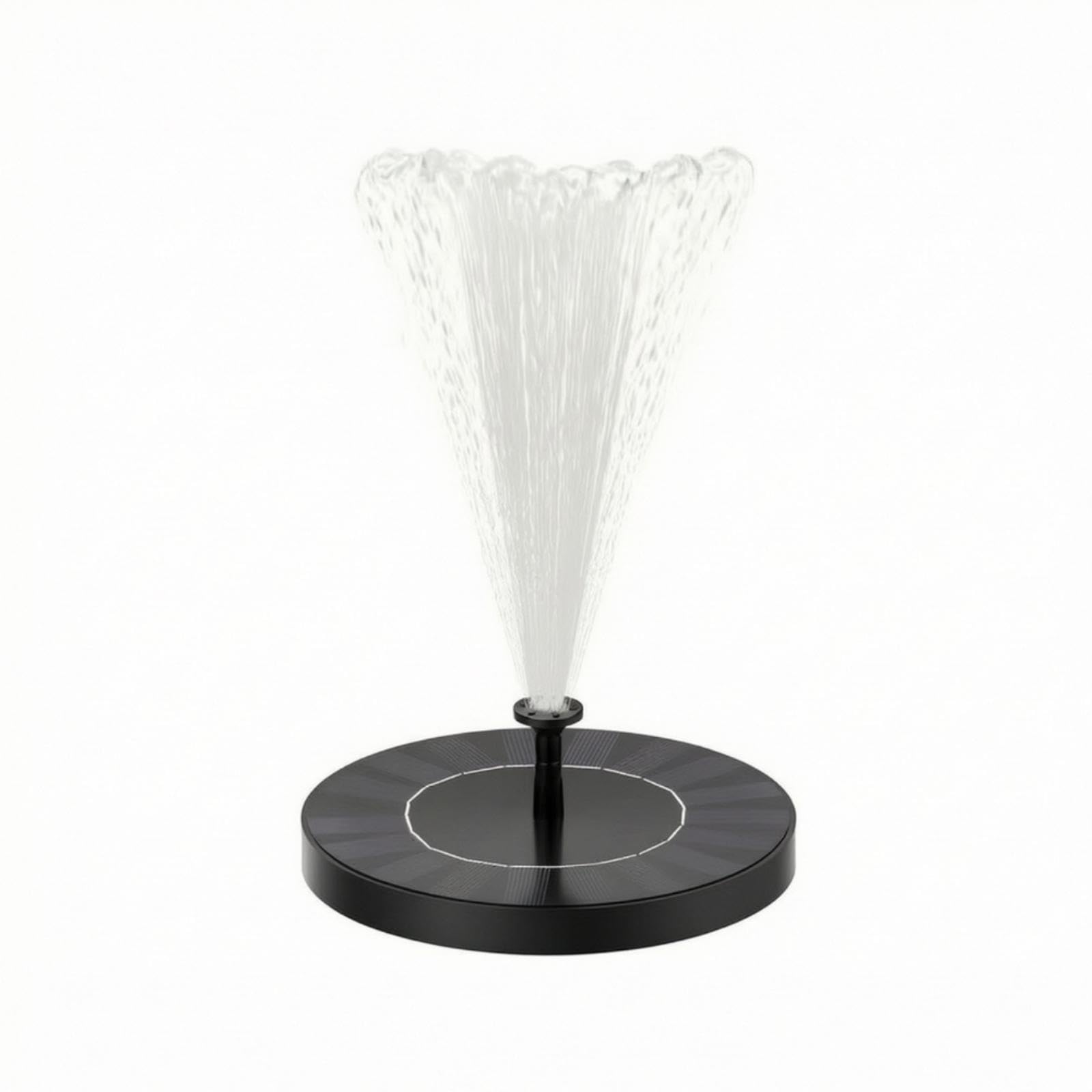 Buoyant Solar Pond Water Feature Pump Low-Profile Solar Buoyant Pond Aerator Circular for Ponds, Birdbaths, Pools 16CM Upgrade-image-31