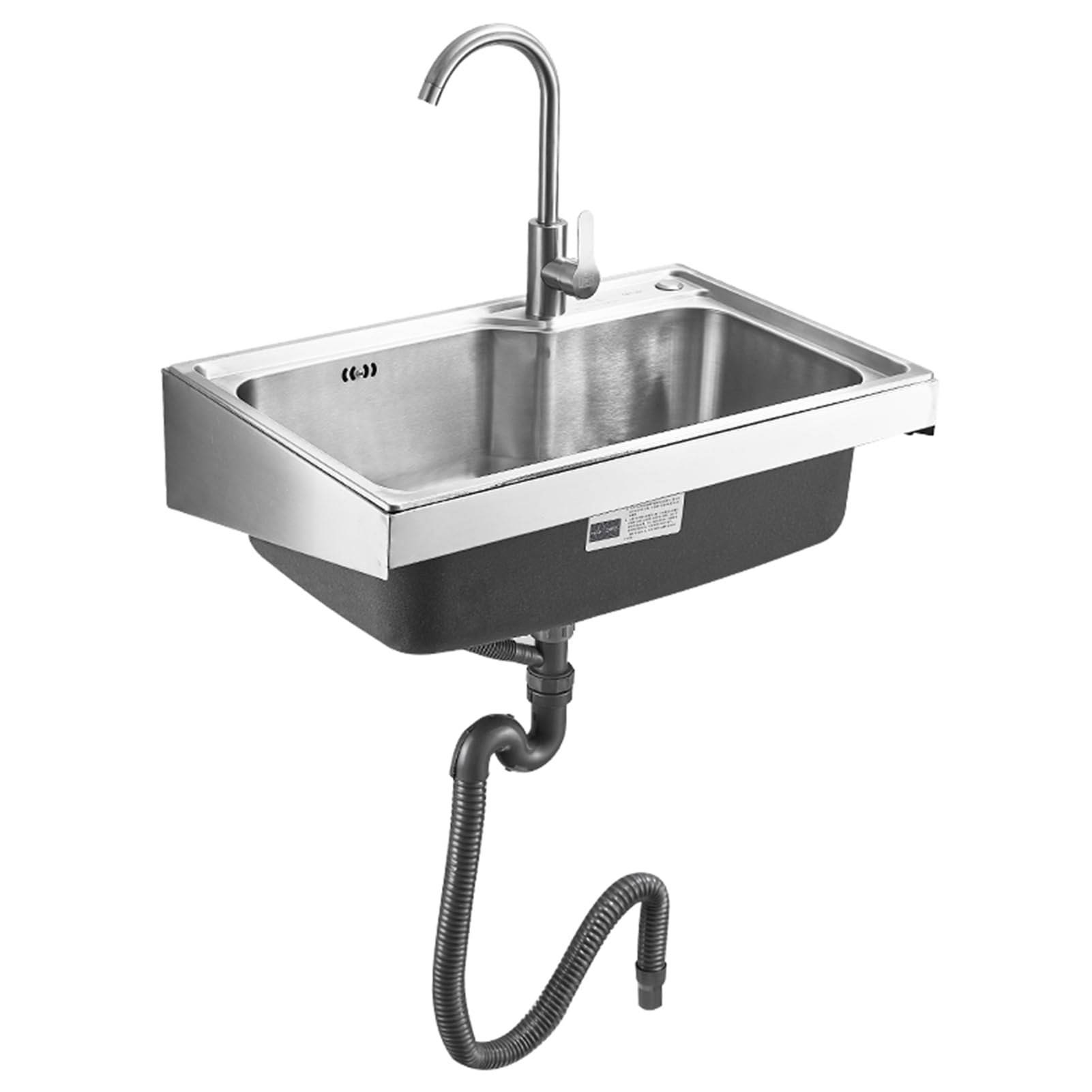 Fregadero de acero inoxidable para lavadero de casa y zonas de utilidad