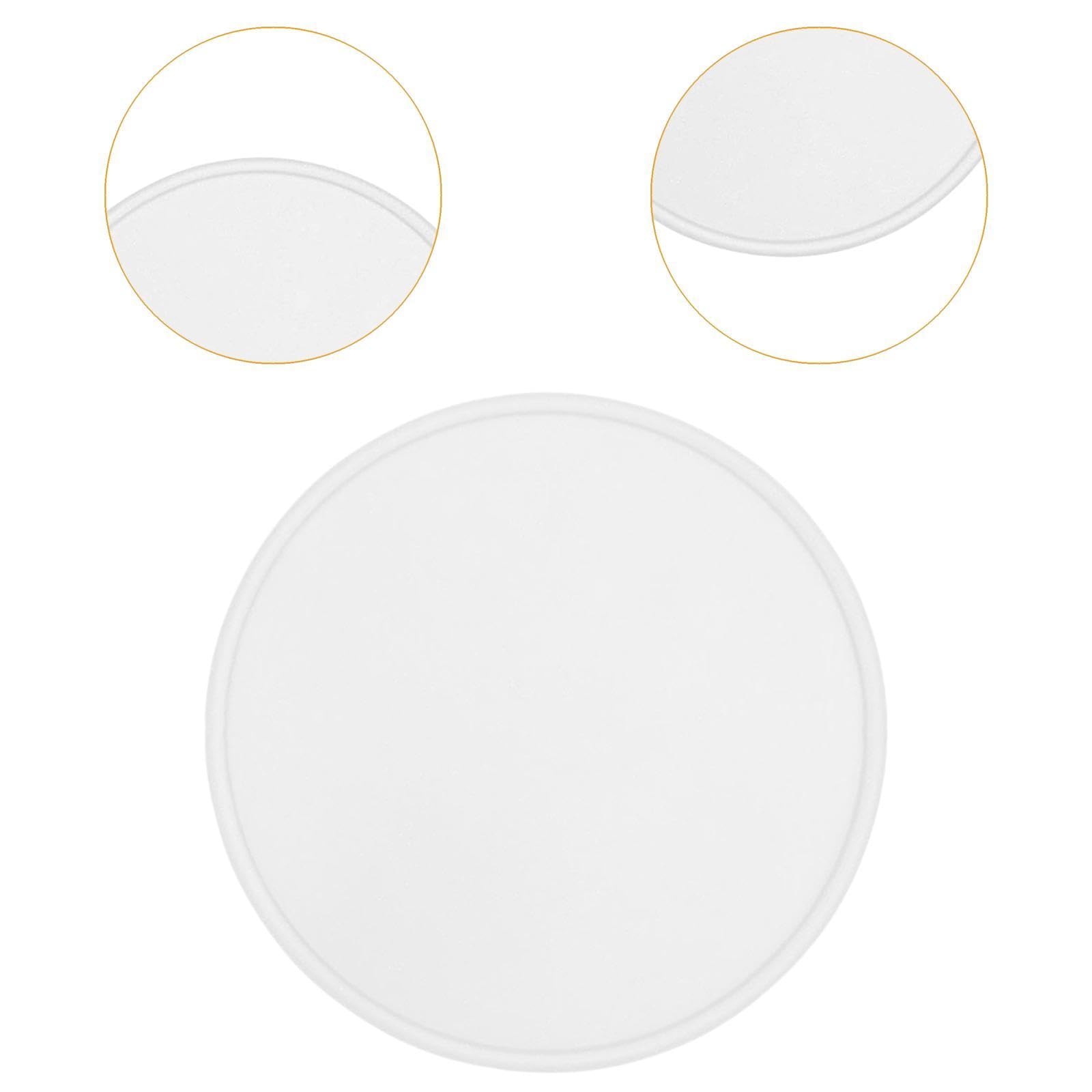 Pizza Backmatte für Silikonpizza mit glatter Oberfläche, Weiß