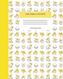 Wide Ruled Notebook Composition Book: Cute Novelty Gift for Girls, Boys, Teens & Back to School Students. 8