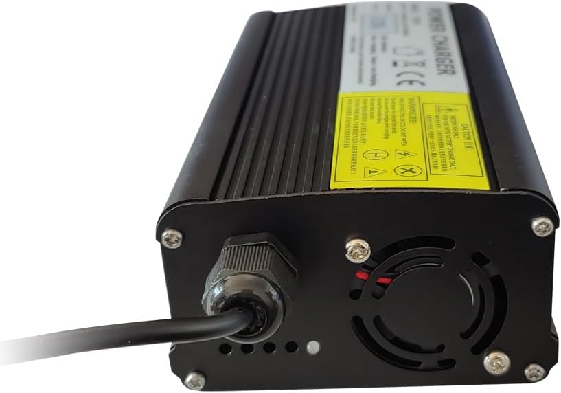 67.2V 5A Adapter Charger Power Supply for 16S 60V Li-ion Battery with GX16-3pin Female Connector, Aluminum Shell