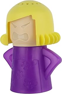 Przenośny środek do czyszczenia kuchenki mikrofalowej, plastikowy ładny środek do czyszczenia parą piekarnika do domu(Purpurowy)