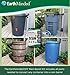 EarthMinded Rain Barrel Diverter Kit - Rain Diverter for 3 x 4 Inch Downspouts, Includes Spigot and Downspout Diverter - Convert Containers into Rain Barrels - Easy to Install
