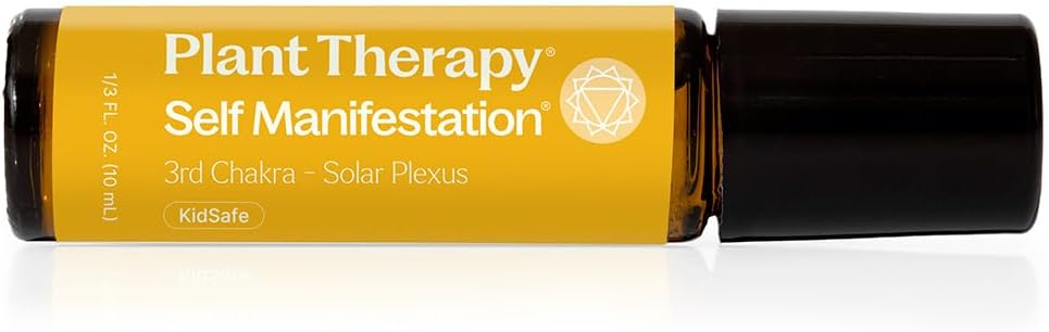 Chakra 3 Self Manifestation Essential Oil Blend (Solar Plexus) Pre-Diluted Roll-On 10 mL (1/3 oz) 100% Pure, Ready to Use