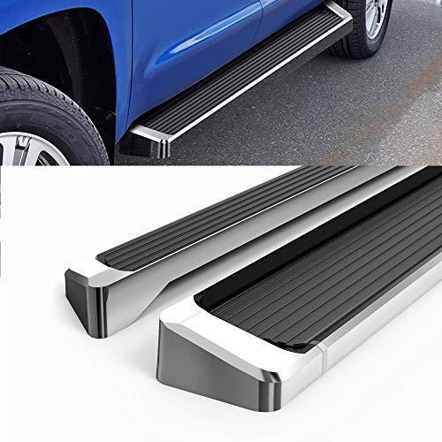 Estribos laterales estilo running board APS para Toyota Tundra miniatura 6