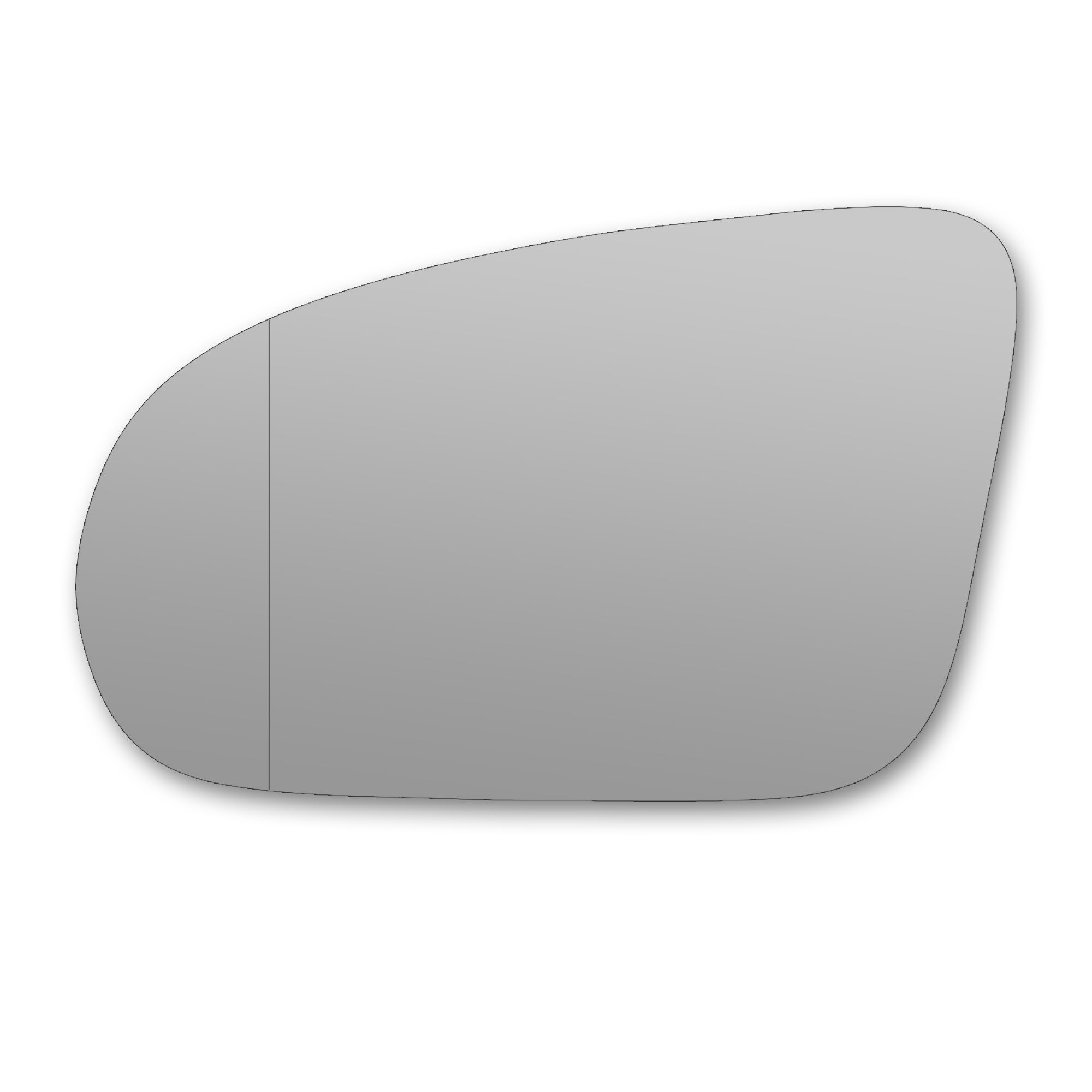 SYLGAB Adhesive Wing Mirror Glasss Compatible With Mercedes A-Class 2018-2023 Blind Spot Left Passanger Side