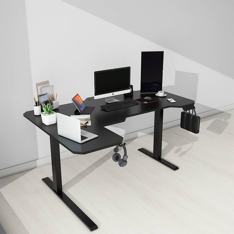 パソコンデスク 電動昇降式 デスク 幅150CM×奥行101CM 電動式 パソコン