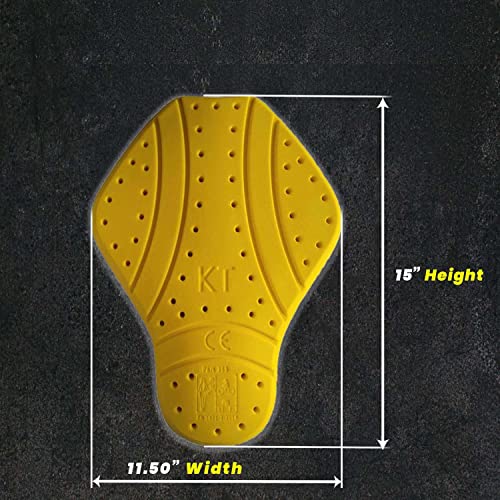 Ce Level 2 Certified Armor Pads Pack Of 7Pieces L Level 2 Approved Back, Shoulder, Thigh And Elbows Protectors For Motorcycle Jackets. (7 Pack) #TOP1